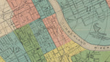 1890 Map of Nashville Tennessee