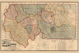 1887 Map of Siskiyou County California