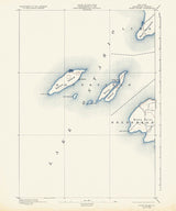 1895 Topo Map of Stony Island New York Lake Erie Quadrangle