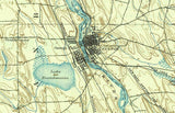 1900 Topo Map of Fulton New York Quadrangle