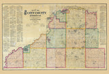 1880 Farm Line Map of Scott County Minnesota