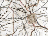 1817 Map of Washington County Pennsylvania