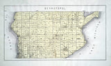 1899 Map of Sevastopol Township Door County Wisconsin
