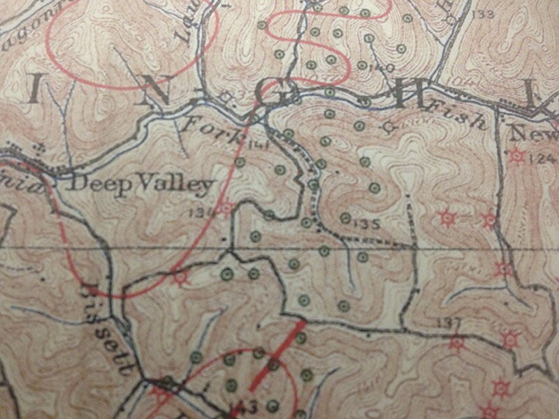 1906 Oil & Gas Well Map of Greene County Pa