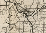 1879 Map of the Allegany County Oil Field New York