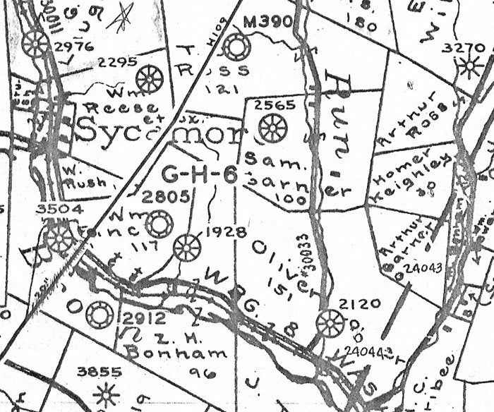 1911 Oil & Gas Well Map Waynesburg Quad Greene County Pa