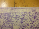 1936 Farm & Gas Well Map Amity Quad SW Washington County PA Lone Pine