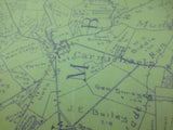 1936 Farm & Gas Well Map Carmichaels Quad Masontown Quad Greene County Pa