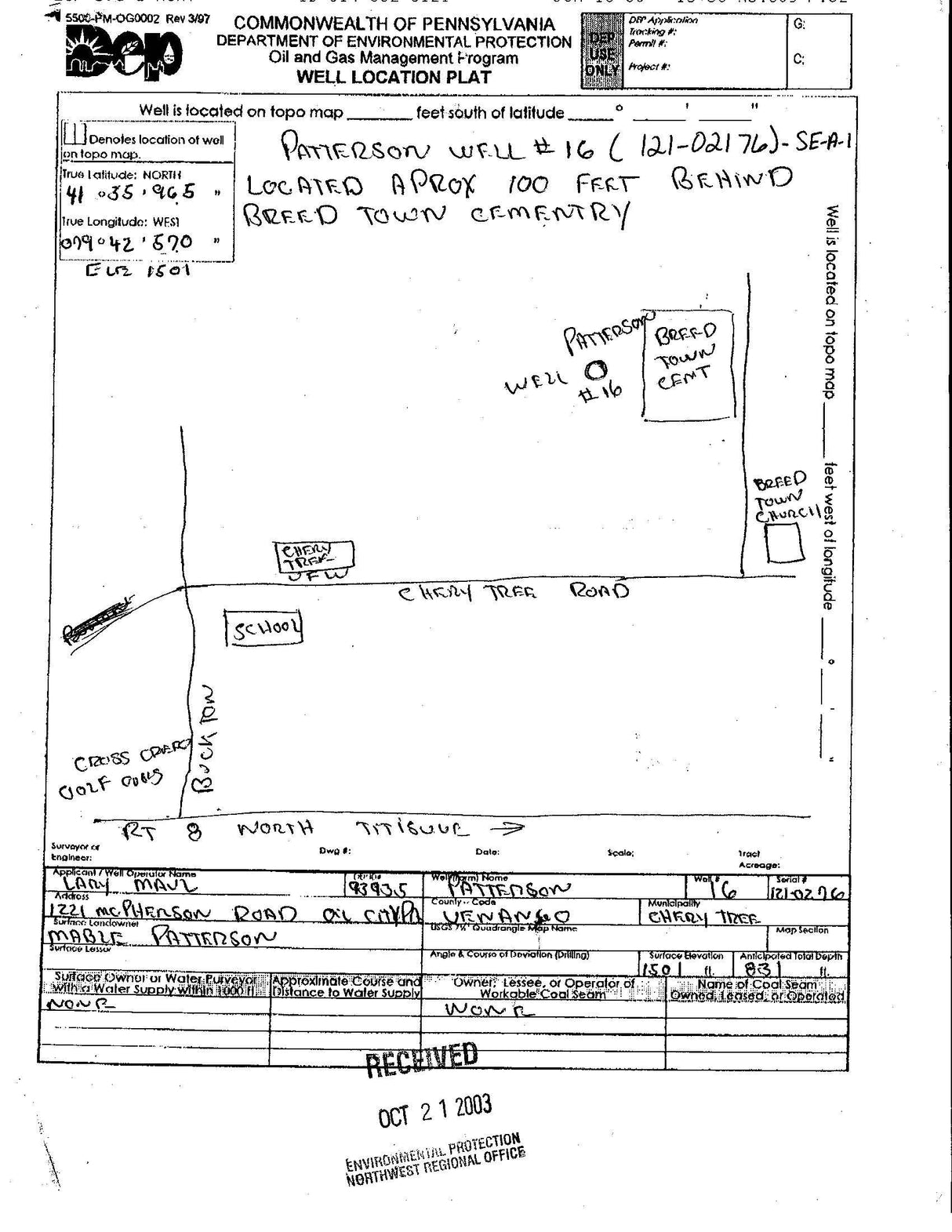 Venango County Pennsylvania Oil & Gas Well Records Over 6274 Pages on CD