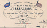 1722 Map of Williamsburg Virginia