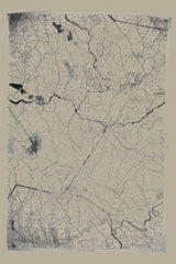 Early 1900s Oil and Gas Well Map of Waynesburg Greene County & Washington County PA