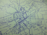 1911 Farm & Gas Well Map Waynesburg Quad Greene County Pa