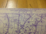 1936 Farm & Gas Well Map Amity Quad SW Washington County PA Lone Pine