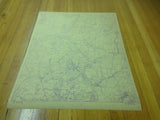 1936 Farm & Gas Well Map Carmichaels Quad Masontown Quad Greene County Pa