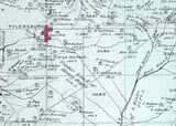 1877 Map of Farmington Township Clarion County Pennsylvania Oil Wells
