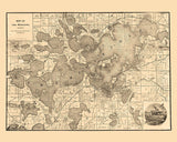 1893 Map of Lake Minnetonka Minnesota