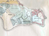 1913 Village Map of Tonka Bay Lake Minnetonka Minnesota