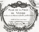 1764 Map of Venice Italy