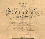 1823 Map of Florida