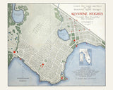 1924 Map of Keystone Heights Florida