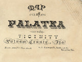 1884 Map of Palatka Putnam County Florida