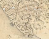 1884 Map of Palatka Putnam County Florida