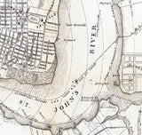 1887 Map of Jacksonville Florida