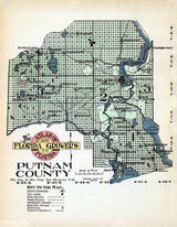 1914 Map of Putnam County Florida