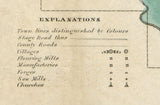 1829 Map of Erie County New York