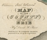1829 Map of Erie County New York
