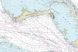 2017 Nautical Map of the Straits of Florida and The Bahama Islands