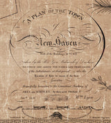 1806 Map of New Haven Connecticut