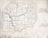 1817 Map of Venango County Pennsylvania Oil Creek