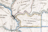 1817 Map of Venango County Pennsylvania Oil Creek