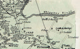 1853 Map of Morristown Morris County New Jersey