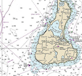 2017 Nautical Map of Block Island Sound and Approaches