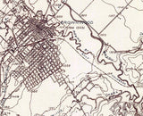 1925 Topo Map of Brownwood Texas