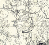 1931 Topo Map of Baird Texas Callahan County