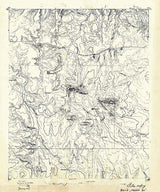 1931 Topo Map of Baird Texas Callahan County