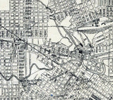 1913 Map of Houston Texas