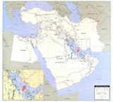 2007 Map of Middle East Oil and Gas Fields