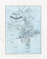 1862 Map of Boyertown Berks County Pennsylvania