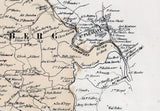 1862 Map of North Heidelberg and Heidelberg Townships Berks County Pennsylvania