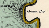 1906 Map of Kahoolawe Hawaii