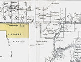 1916 Map of Arizona Petroleum Sites