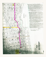 1838 Town Map of Southport Kenosha County Wisconsin