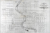 1850 Town Map of Berlin Green Lake County Wisconsin