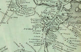 1858 Map of South Canton Norfolk County Massachusetts