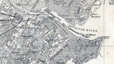 1860s Map of Savannah Georgia and Environs