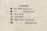 1916 Oil & Gas Well Map of Lawrence Scioto and Gallia County Ohio